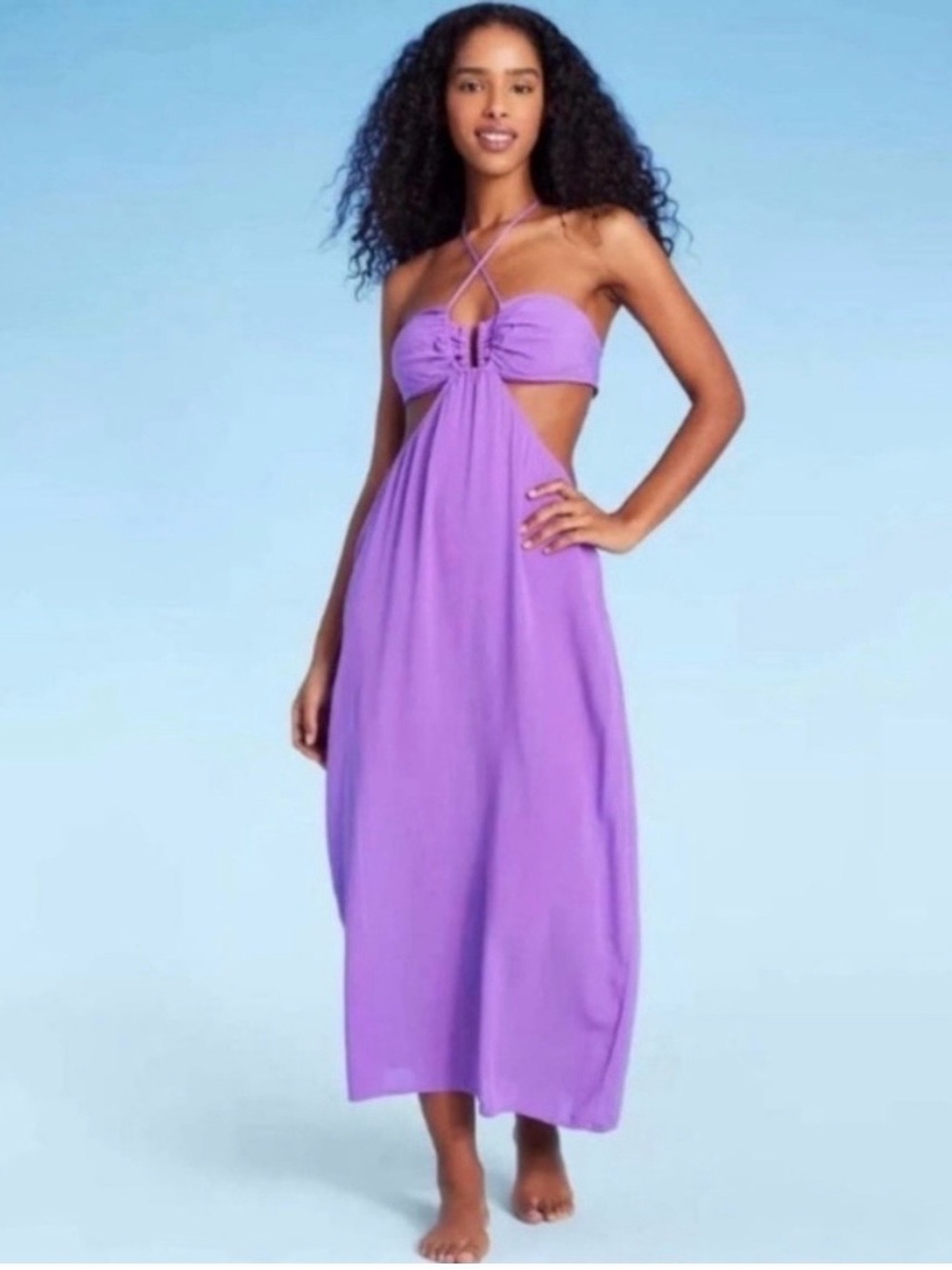 Lavender Strappy Cutout 🏖️ dress